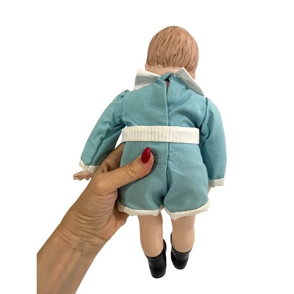 Garrard Vtg 1983 Sad Pouting Porcelain Baby Boy Doll Widdle Wain Signed Limited - Picture 4 of 17